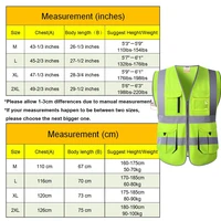 High Visibility Custom Logo Safety Vest