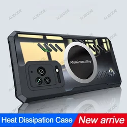 Crystal Clear Heat Dissipation Protective Cover for Blackshark 5 (Black)