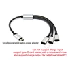 USB C Male to 3 USB C Female Splitter Cord Converter Multiple Hubs USB C Port Hub Charger Power Split Adapter 4