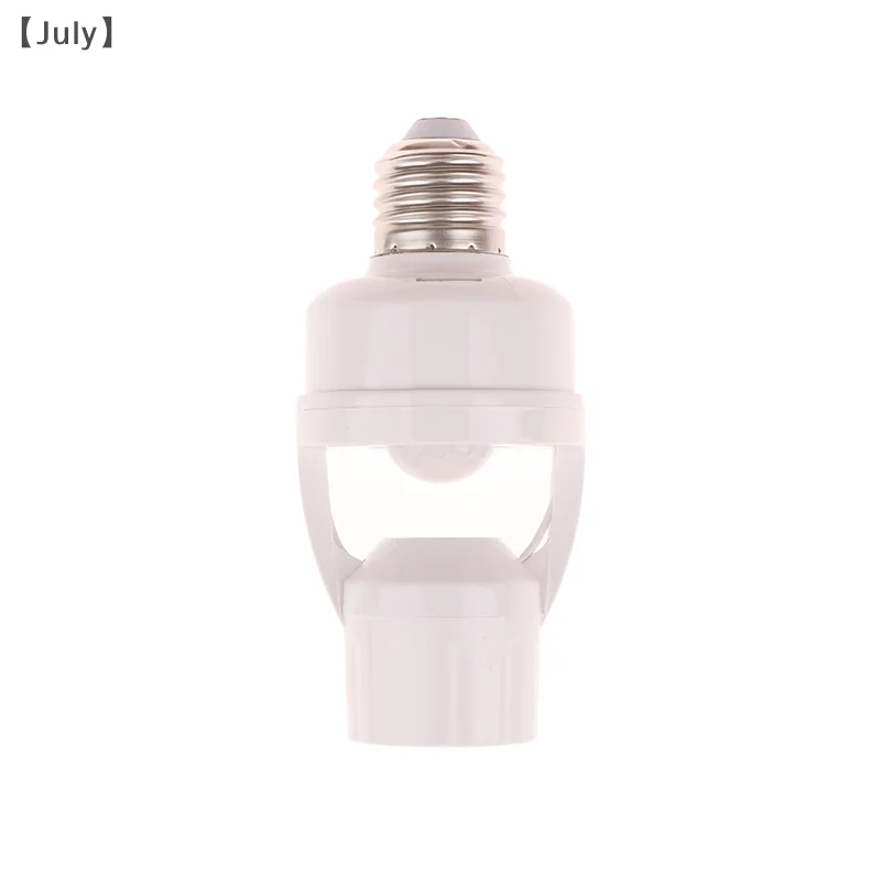Smart Motion Sensor Light Bulb Holder E27 Socket With PIR Induction Sensor Adapter Lamp Base Converter Automatic LED Switch