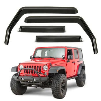 Jeep Wrangler JK Side Window Visors 1
