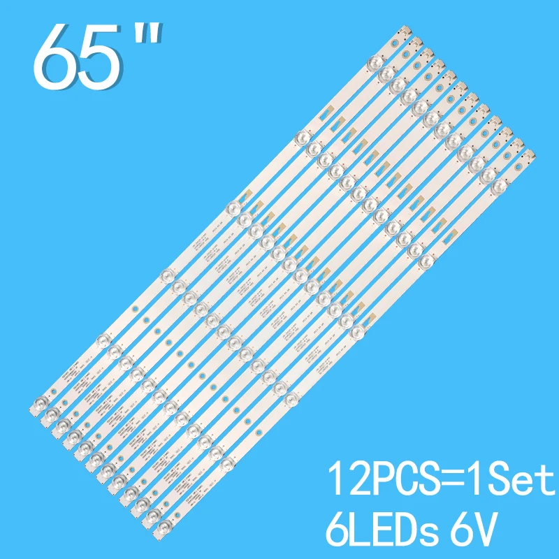 LED Backlit TV For TCL65D06-ZC23AG-04 05 65D1800 65HR330M06A7 V0 65C4 4C-LB650T-ZC1 ZC2 HRB Hitachi 65R80 AW TV-65UHD4K