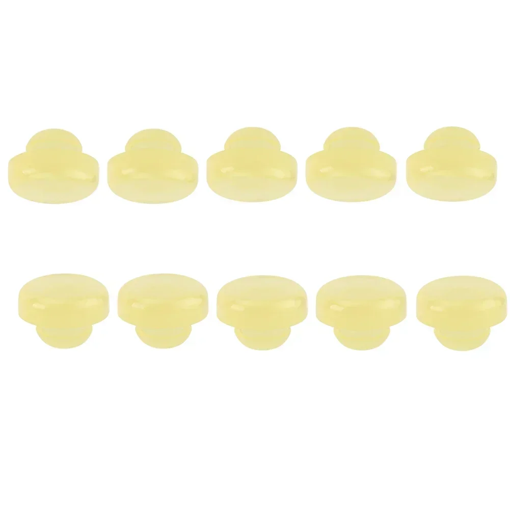 10pcs Brake Clutch Pedal Stopper Pad 46584-S0100 Yellow For Nissan 200SX 240SX 280ZX 300ZX 350Z For Infiniti G20 G35 G37 I30