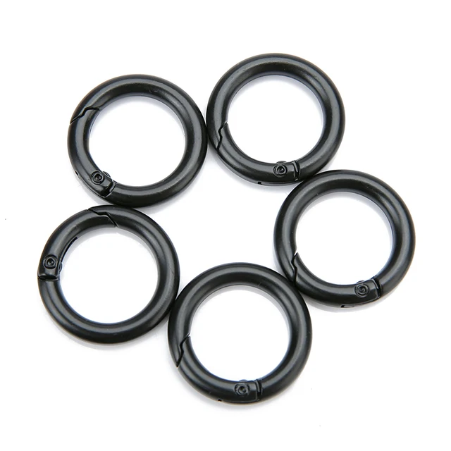 30 Anelli A Molla Per Portachiavi - Metallici, 28 Mm, Per Zaini, Borse E Fai-Da-Te - Foto 10