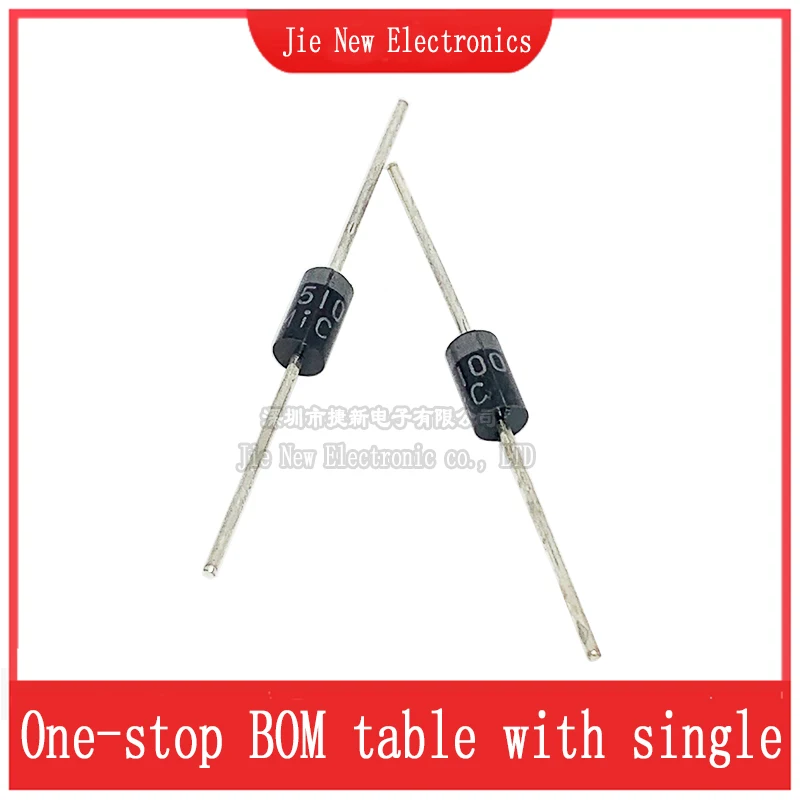 50PCS Assorted Voltage Zener Diodes - Range from 16V to 91V - 2W Power Rating