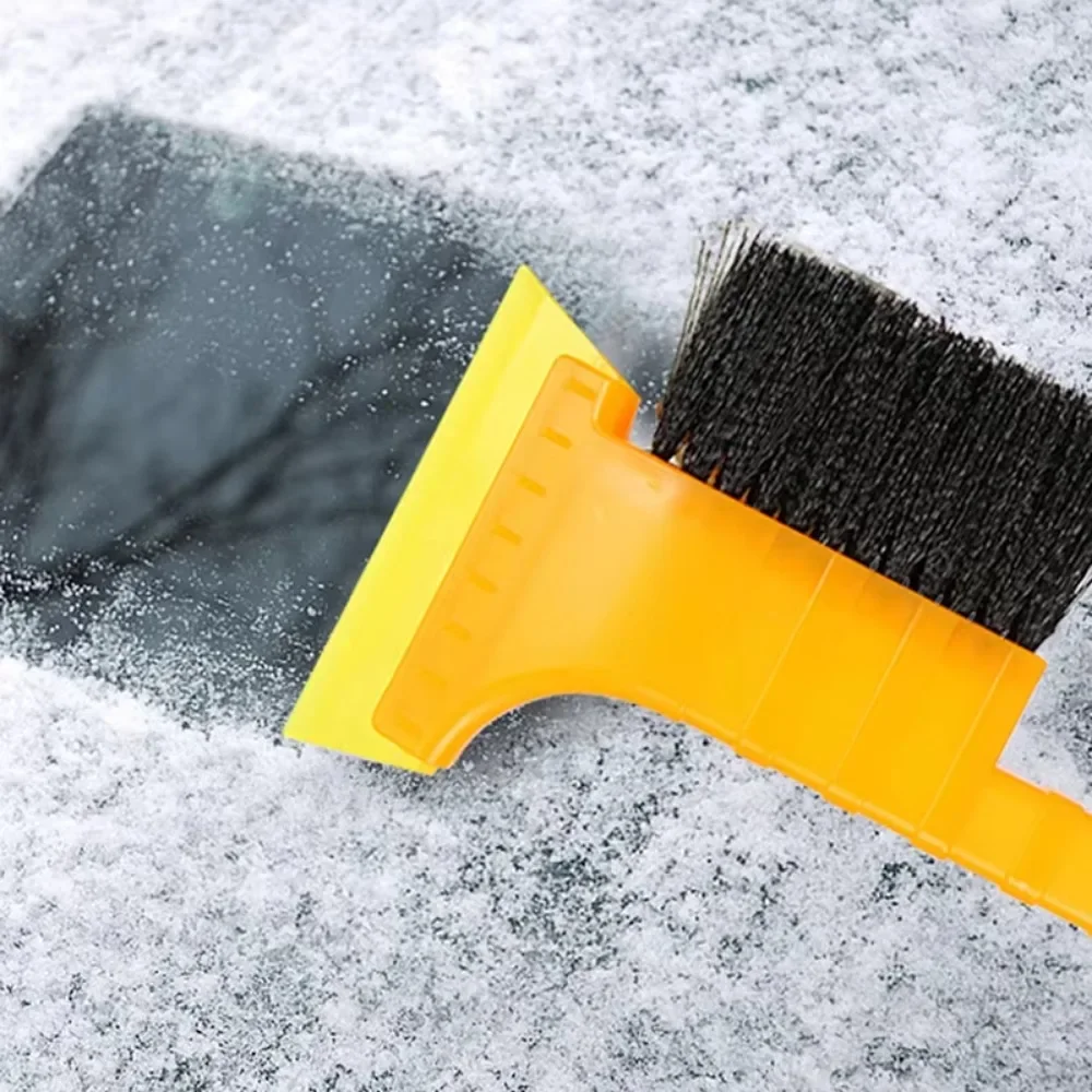 Car mounted snow removal shovel scraper snow sweeping brush frost removal tool cow tendon ice shovel