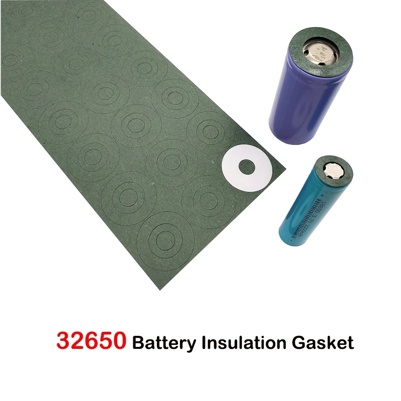 32650 Li ion Battery Insulation Gasket Barley Paper Battery Pack Cell