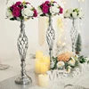 10 Pcs Metal Flower Arrangement Stand Wedding Flower Centerpieces Stand 20 Inch Tall Elegant Metal Flower Vase Gold Candelabra C 5