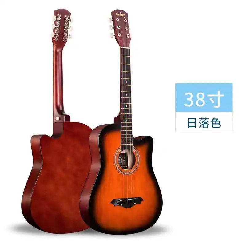 フォークギター Amazon | フォークギター、JUANZI 38 ''フルサイズ大人6弦カッタ