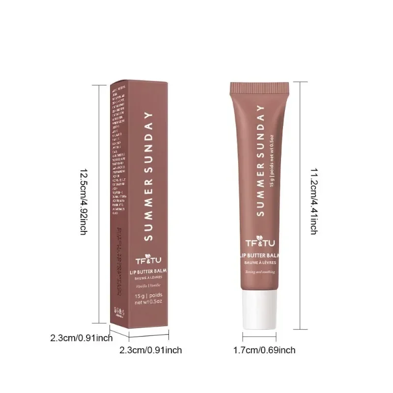 Lip balm Lip gloss Lip makeup 6Kind Summer Sunday Lip Balm Transparent Lipgloss Original Lip Care Makeup Care Pink Sugar Vanilla Beige Sweet Mint Wholesal