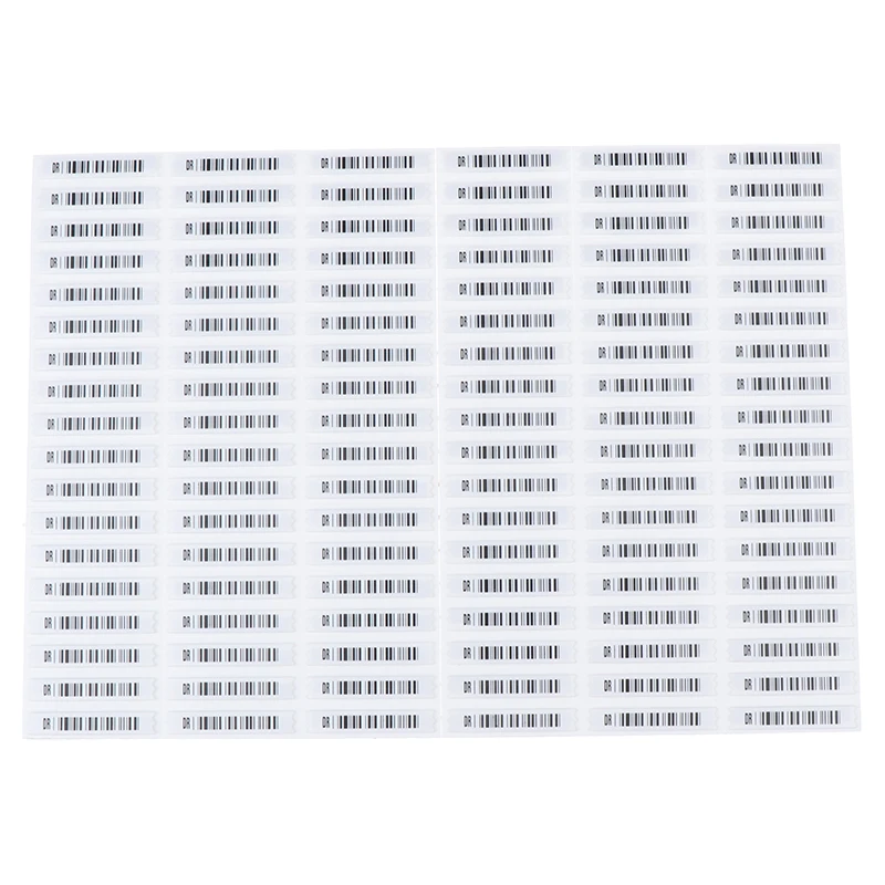 Security Tag Accessory 108Pcs Acoustomagnetic Anti-theft Label Clothes Labels Stickiness Security Tags Sticker Heat Sensitive Plastic