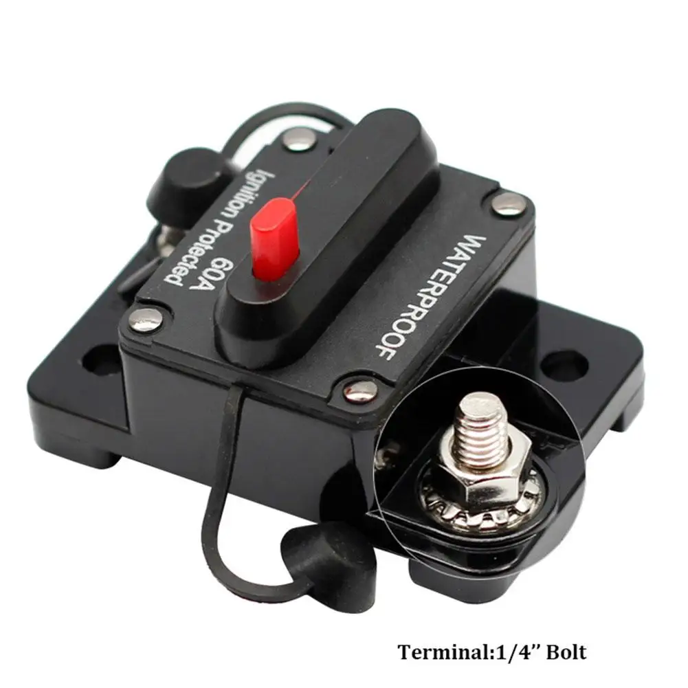 12-48V DC Auto Yacht RV Circuit Breaker Fuse Reset Automatic Break Protection Can Restore The Break Switch Circuit Protector