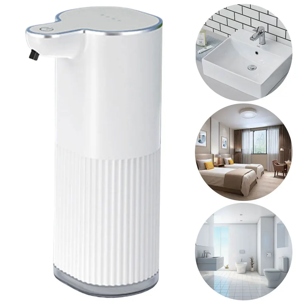 Automatic Soap Dispenser Touchless Dish Soap Dispenser 4 Levels Adjustable Automatic Foaming Soap Dispenser for Bathroom Kitchen