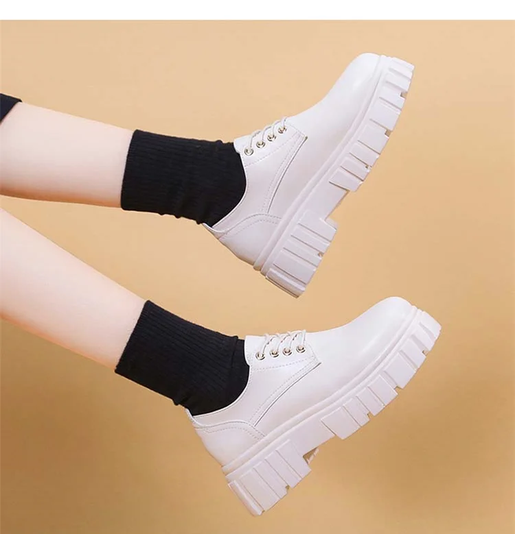 Shoes Women 2022 New Sneakers Plus Size Platform Sneakers Fashion Women's Casual Shoes Sneakers Ankle Lace-Up Mujer Shoes Woman