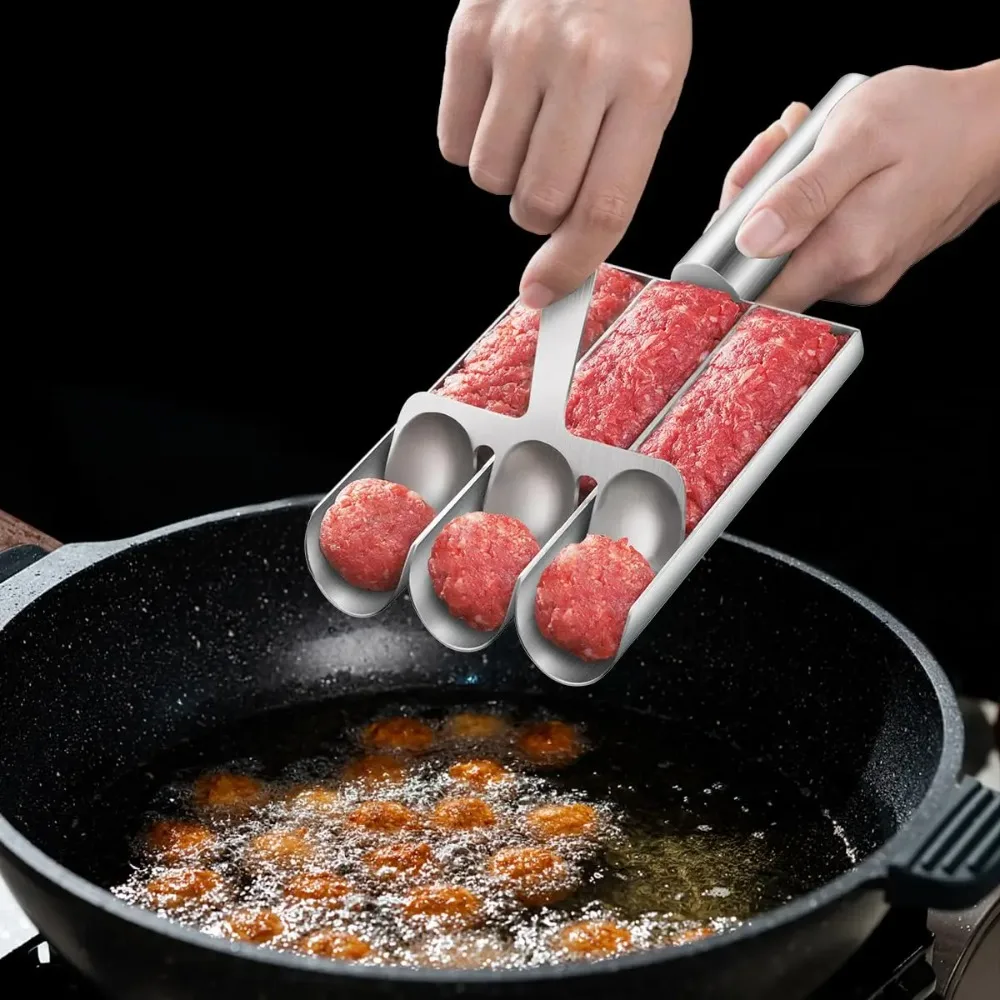 Meatball Maker Stainless Steel Meatball Scoop for Making Meatballs Chicken Meatballs Home Cooking Tool