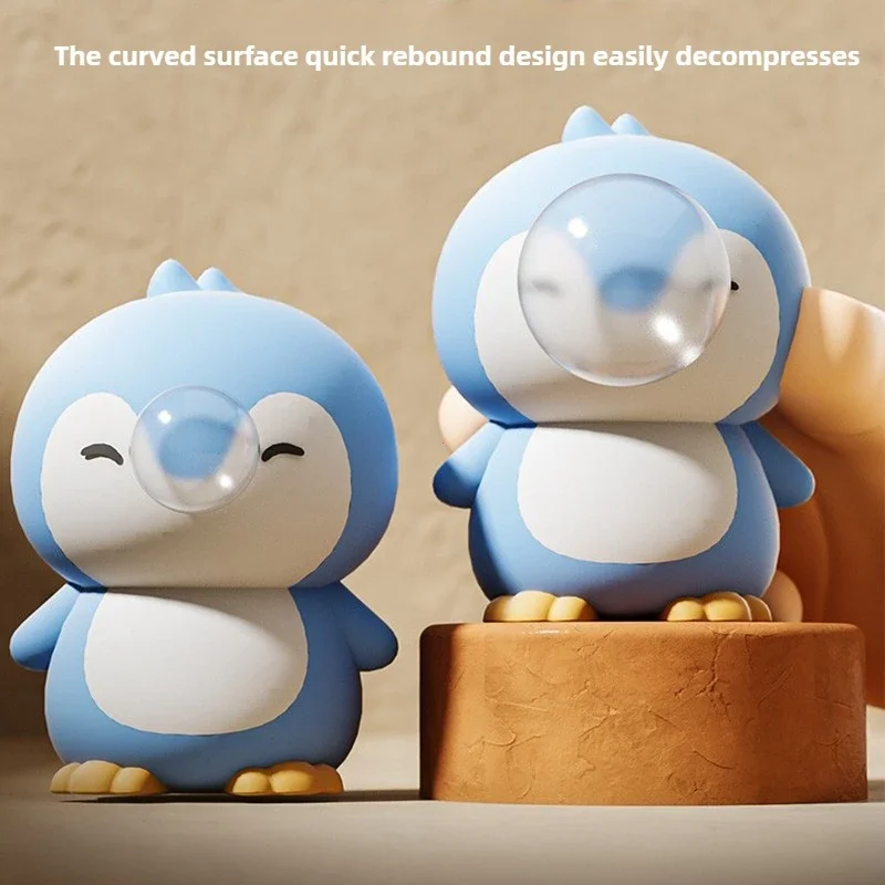 Cute Capybara Animal Spitting Bubbles Squish Squeeze Toy Anxiety Stress Relief Sensory Antistress Toys For Adults Kids Toys Gift