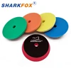Sharkfox 5/6 Inch Sponge Car Polisher Waxing Pads Buffing Kit for Boat Car Polish Buffer Wheel Polishing Removes Scratches 2