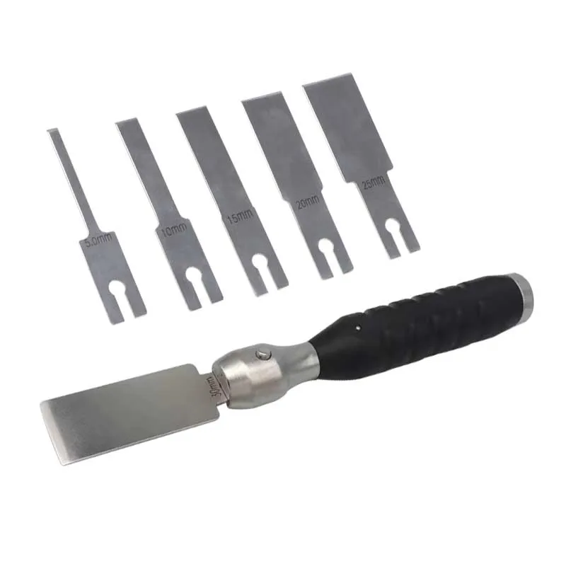 

Bone Knife Modular Osteotomes Complete with 6 Sharp Blades Stainless Steel Orthopedic Surgery Instrument