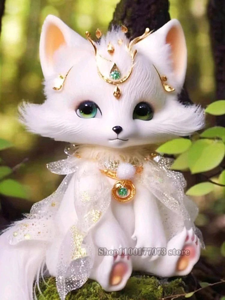 Cute White Fox Diamond Painting – All Diamond Painting