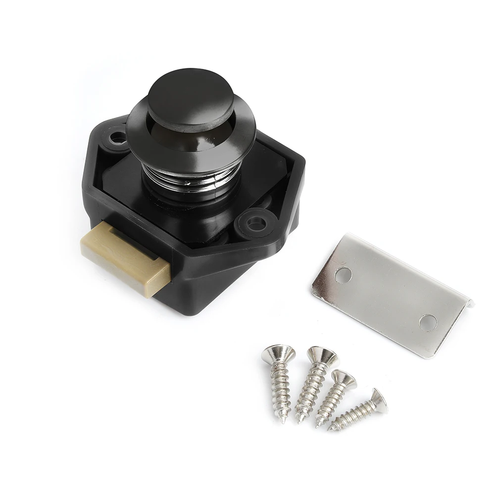 BASTOUR Türriegel 2 Stück - Kunststoff Riegel Für Wohnmobil, Camping & Auto Türen