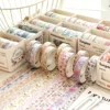 5 rolls of boxed romantic flower handbook tape, cute DIY fresh decorative washi tape for students, a must-have gift for students 2