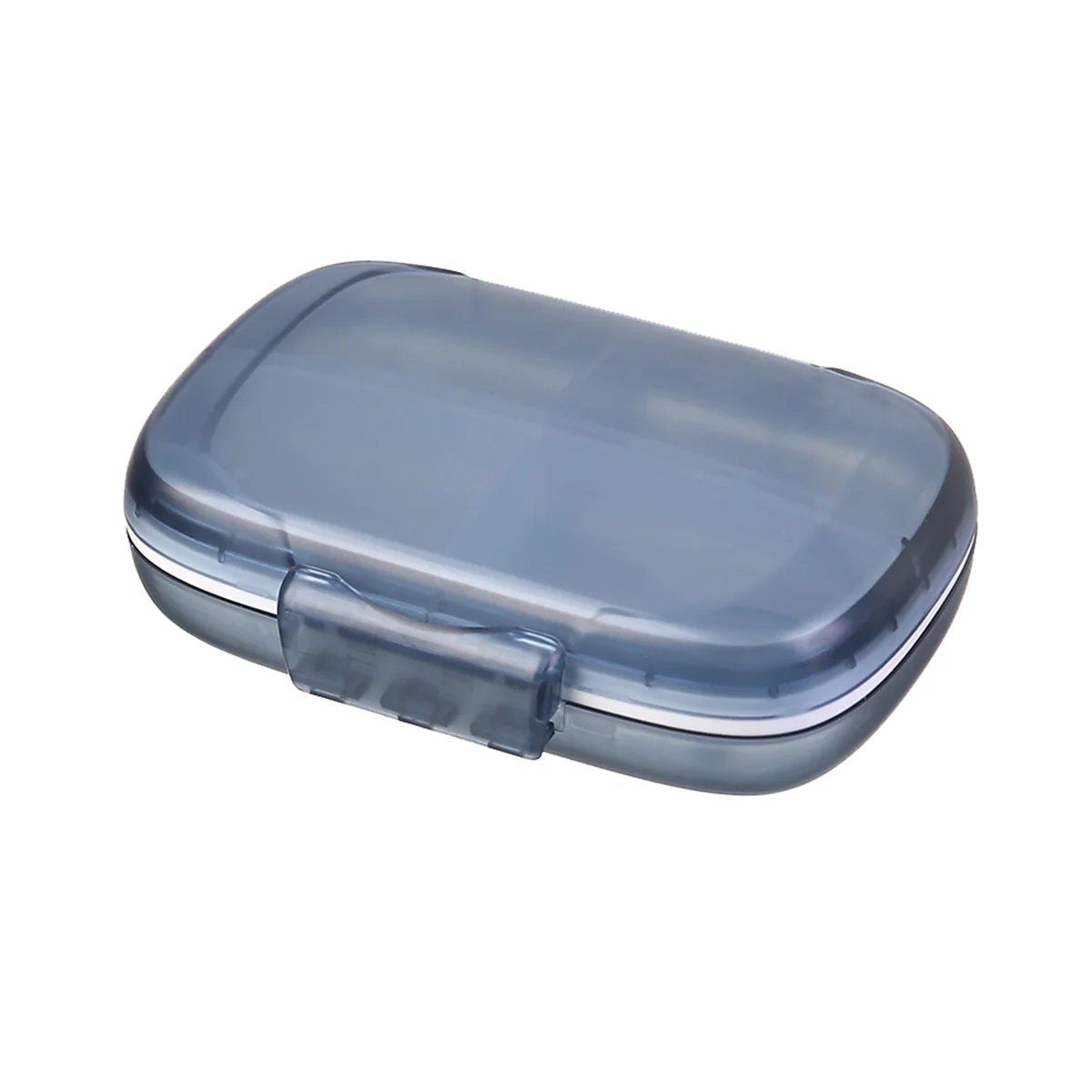 

Travel Pill Box Organiser Portable , Compartment Pill Boxes/Holder, Vitamin Airtight & Moistureproof Blue