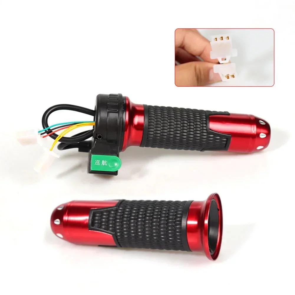 Enhanced Twist-Throttle for Electric Bicycles and Scooters - Durable ABS+Aluminum Alloy, Lightweight, with Cruise Function