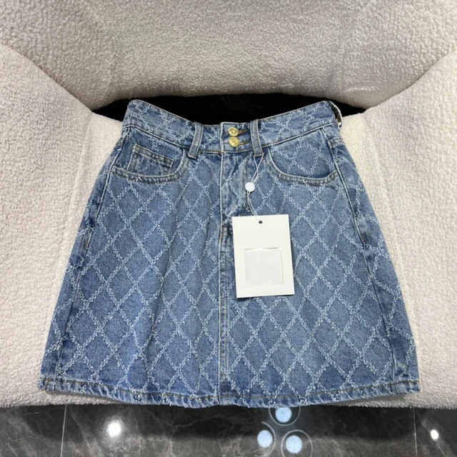 Louis Vuitton Short A-Line Monogram Skirt