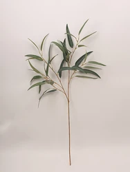 Elegant Artificial Willow Leaf Floral Arrangement (Green)
