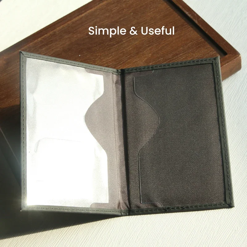 Passport cover plain skin PU passport cover world map protection cover credit card holder ID card passport wallet