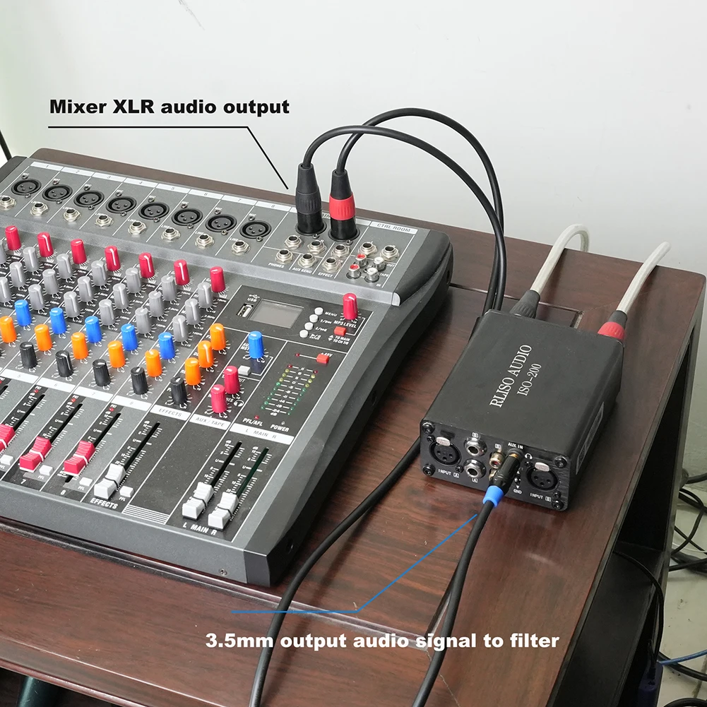 3.5mm 1/8inch Jack To 2 XLR 3Pin Cable Adapter Male To Female 3.5mm To Dual XLR Breakout Y Splitter Cable Gold-Plated Plug