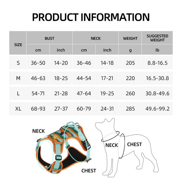 Medium Large Dog Harnesses Collar Labrador Army Reflective Adjustable Harness Oxford Cloth Pet Vest Training Hound Walk the Dog 6