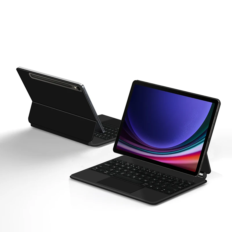 Backlight Magic Keyboard for Samsung Galaxy Tab S9 S8 S7 11 inch for Tab S9 FE Tablet Case German Spanish Portuguese Keyboard
