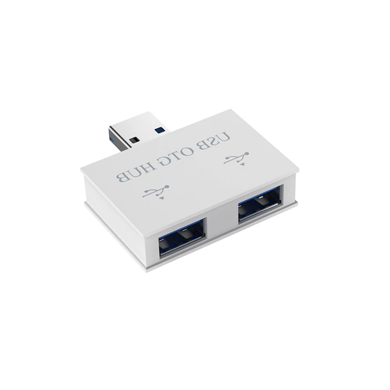 

USB Hub Adapter Converter Male To Twin Charger Dual 2 Port For PC Computer Accessories USB 2.0 Splitter Hub 2 Ports