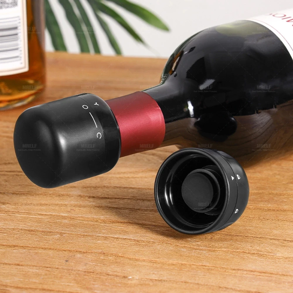 2022 New Vacuum Reusable Red Wine Corks Champagne Bottle Sealer Cap