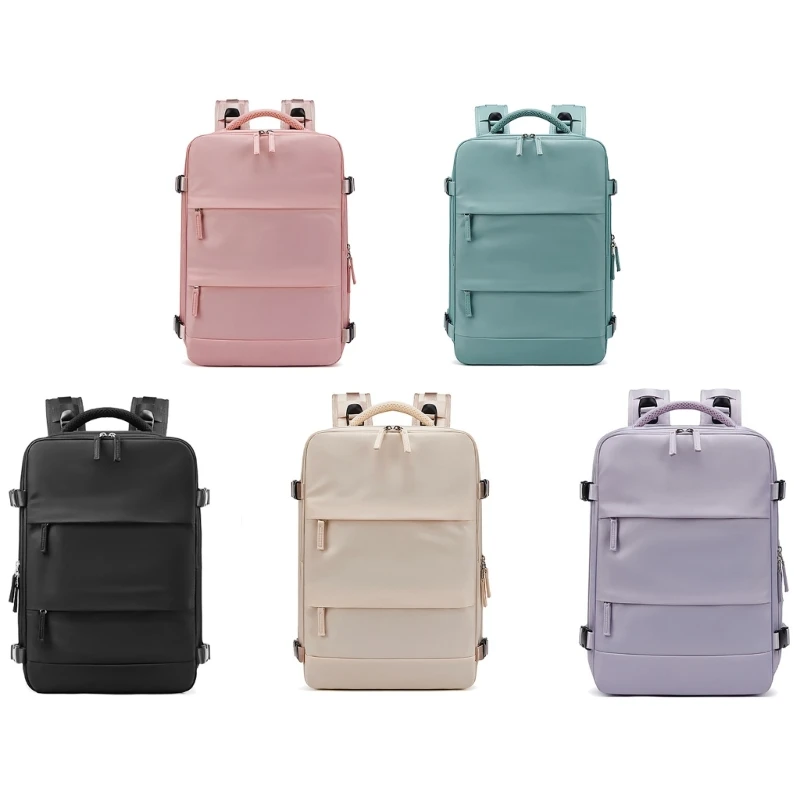 

Fashionable Backpack with Wet Dry Separation Large Business Laptop Daypack 066F