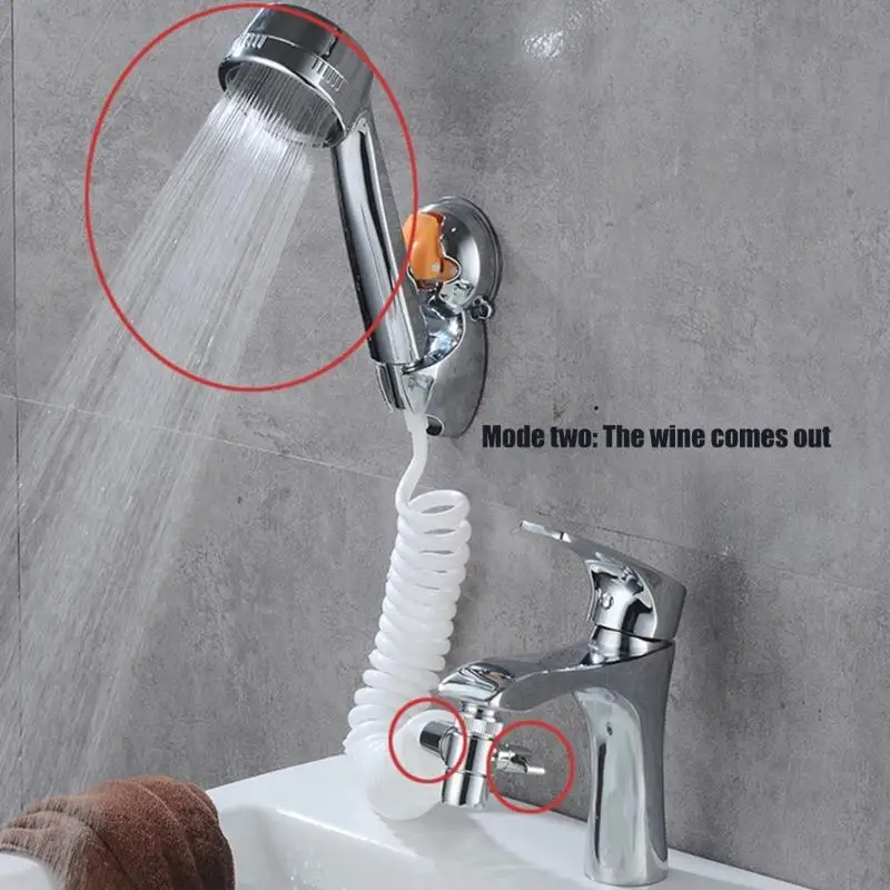 Steel Faucet Splitter Aerator Diverters Valves for Easy Connection to Shower Hose 203F