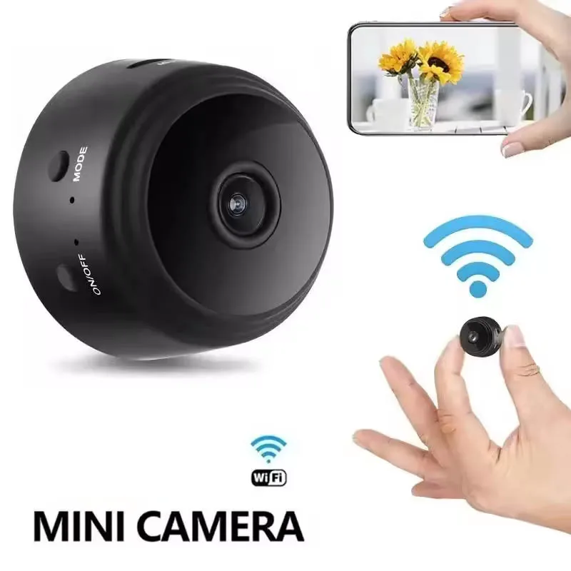كاميرا صغيرة واي فاي مراقبة لاسلكية حماية أمنية عن بعد كاميرات فيديو مراقبة فيديو كاميرا صغيرة للمنزل الذكي