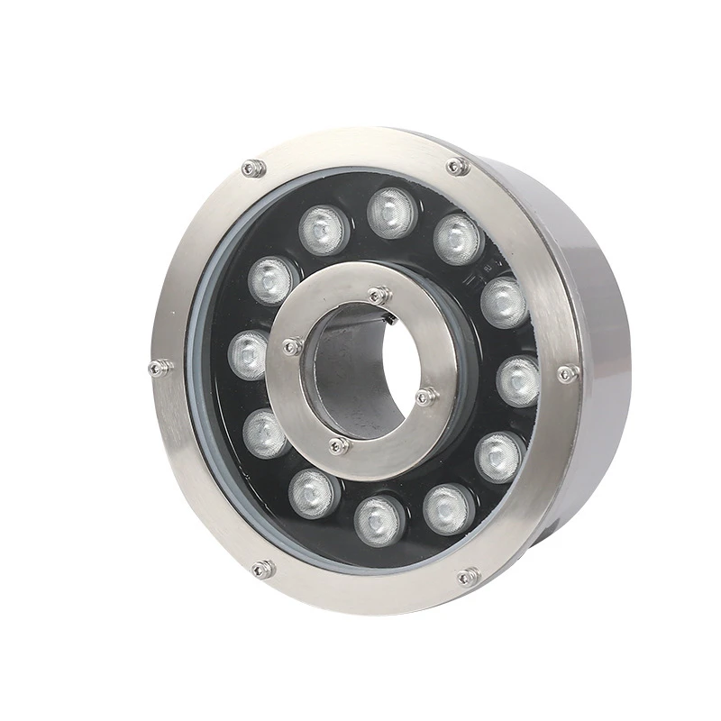 8pcs AC12V 24V DMX512 Underwater Light Fountain 6w 9w12w 15w 18w RGB RGBW External Control Ip68 For Garden Yard Pool 5