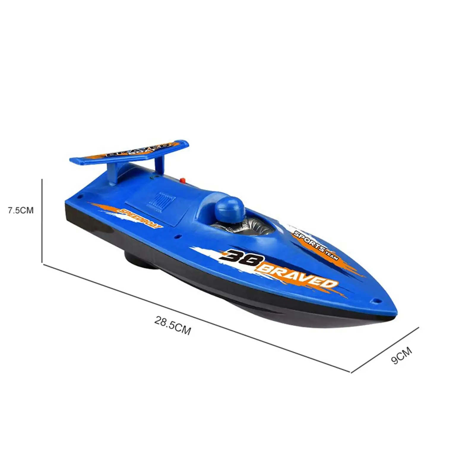 Yacht Pool Toy Sailing Boat Bathtub Toy Electric Speed Boat Toy Bath Boat Toy for Streams