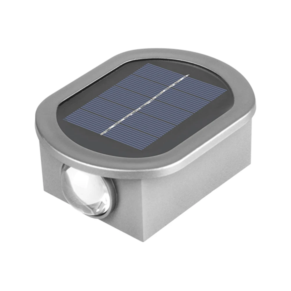 Solar LED Outdoor Wall Lights Plastic Wall Spotlight Waterproof Sensory Switch Easy Installation Adjustable for Courtyard Park