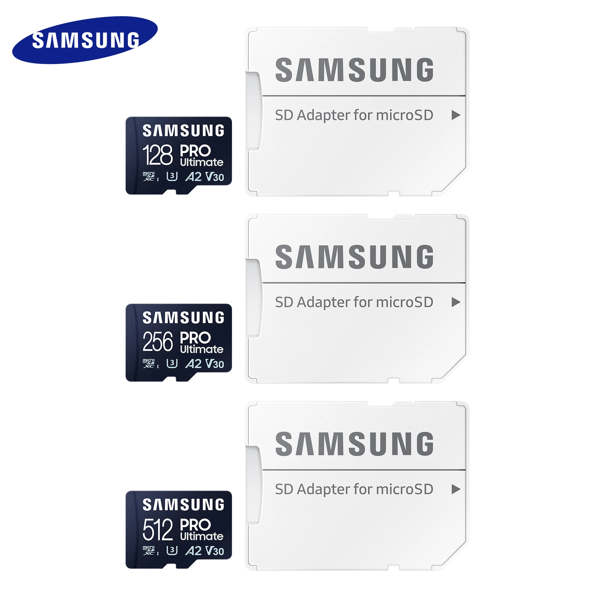Samsung Microsd Card Pro Ultimate Micro Sd Card 512Gb U3 4K V30 A2 Tf Card 128Gb 256Gb Memoria Flash Ad Alta Velocità Per Tablet Telefono