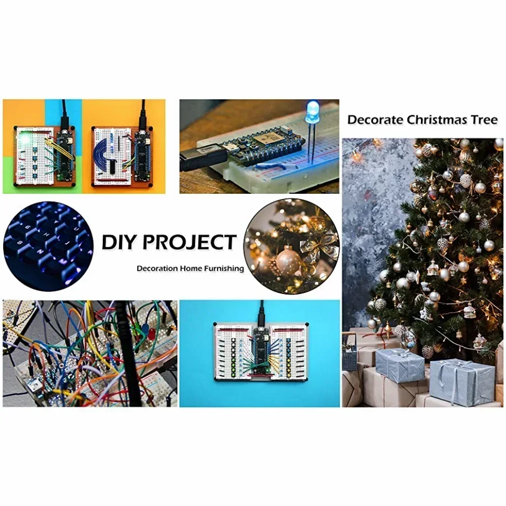 100PCS Light Emitting Diode 5mm RGB LED Common Cathode/Anode Tri-Color Diodes Transparent 5MM F5 Highlight for Arduino