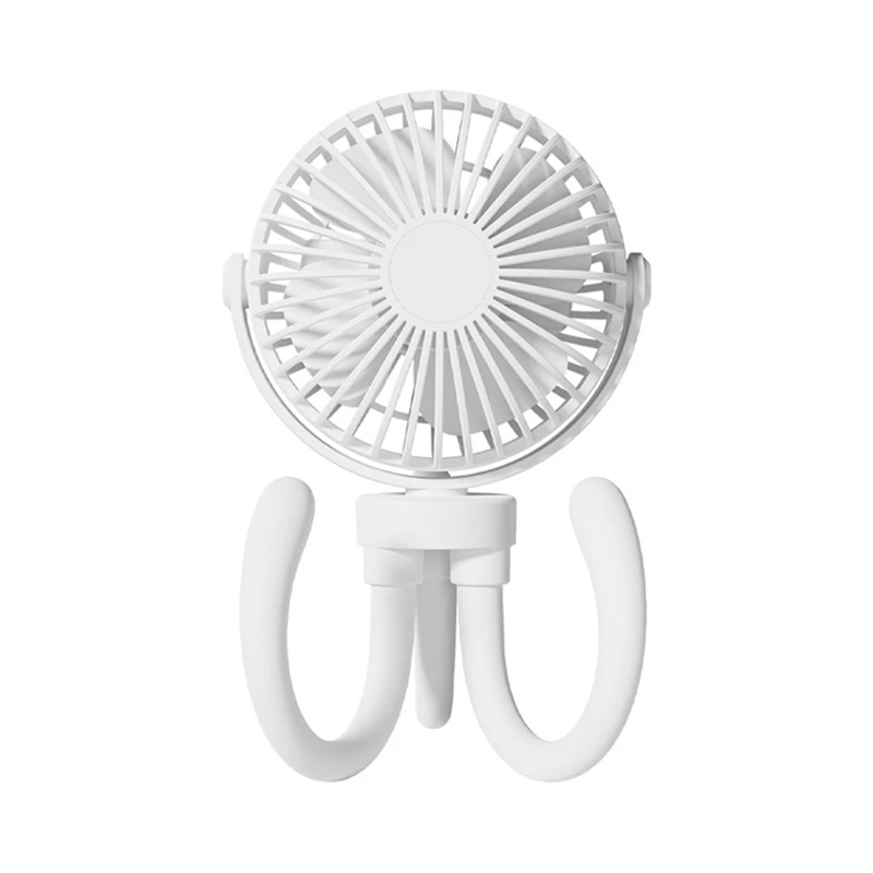 

Octopus Small Fan Handheld USB Charging Fan Adjustable Desktop Shake Head Lazy Outdoor Fan Mini