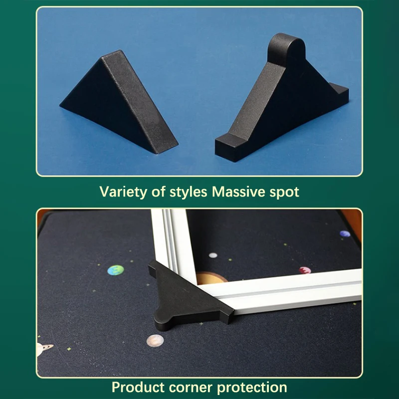 10PCS Tempered Glass Corner Protector Anti-Collision Lens Acrylic Corner Wrap For Furniture Safety