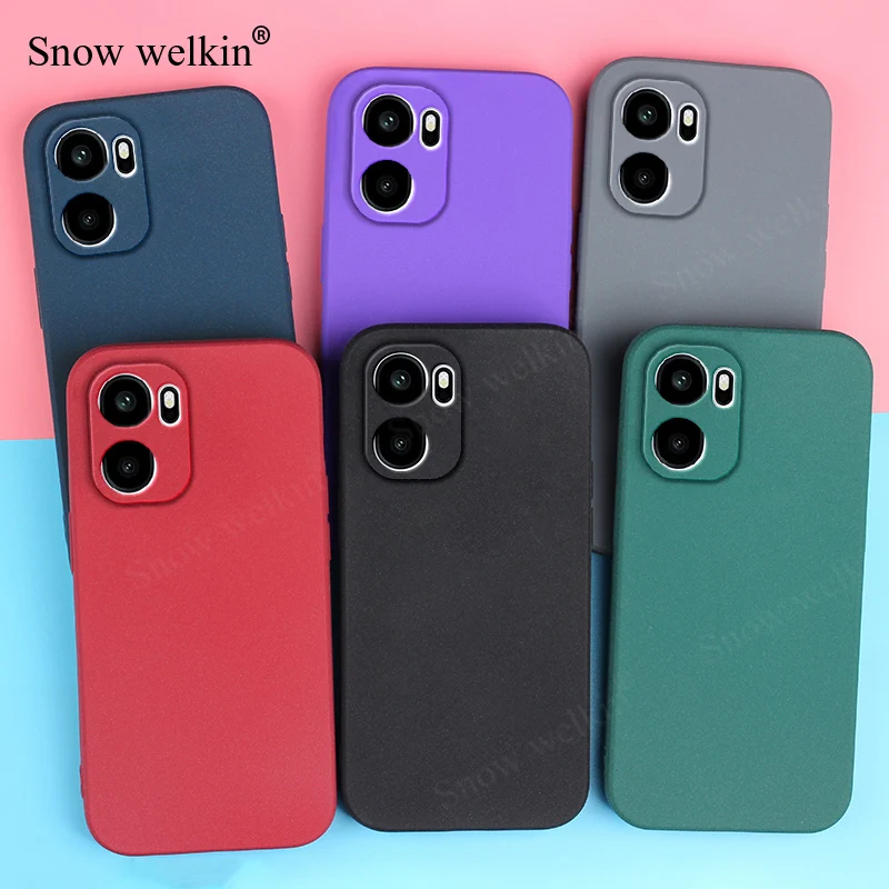 Sand Matte Soft Silicone Shockproof Phone Case - Full Protection and Ultra Back Cover