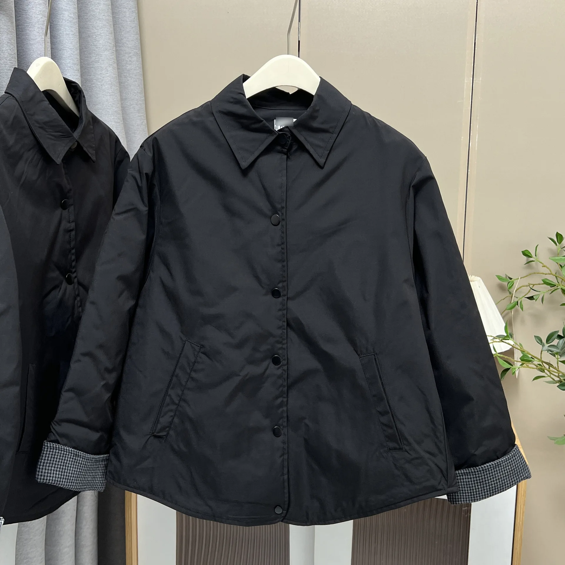 XXXXL Fashion Plus Size Women's Parkas New Winter Style Simple And Elegant Shirt Collar Padded Jacket Versatile And Warm Coats