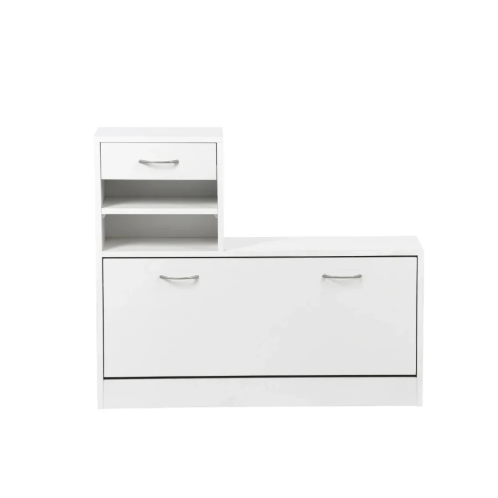 Combination Model Gate Cabinet with Shoe cabinet+Hang shelf+ Mirror 5