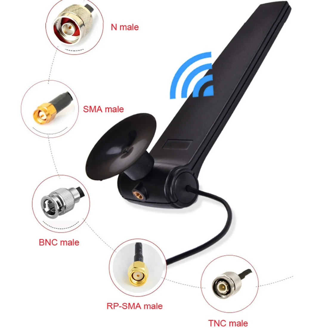 1PC 9dbi 2.4G Wifi Antenna Signal Booster Multifunctional AP Antenna 2400~2500MHz 3m Cable SMA Connector
