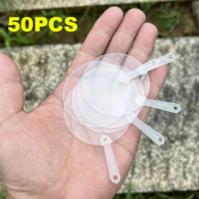 5cm Cute Mini Transparent Blank Fan For Child Kids DIY Art Wedding Birthday Party Favors 50Pcs mini fan